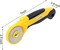 45mm Rotary Cutter with 9pcs Extra Blades Automatic Fabric Roller Cutter Perforator Crochet Edge Pinking Rotary Blades for Quilting, Sewing, Crafting